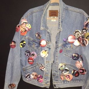 Authentic Custom Vintage Levi’s Button Jacket